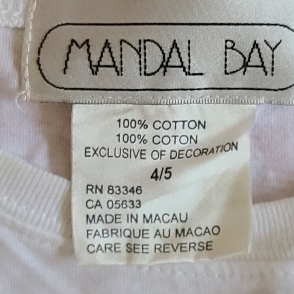 Mandal Bay Red Sweater Vest and T-Shirt Set Size 4/5 Great Condition - Picture 2 of 8